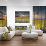 Hedy Sunflower Sunset With Cloudy Sky by Jeb Buchman - Image 4