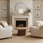 Herbal Botany 4-Piece Framed Canvas Wall Art Set with Botanical Illustrations - Image 4