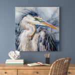 Heron Waterbird II - Heron Framed Prints