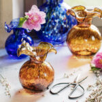 Hibiscus Handmade Glass Table Vase - Image 4