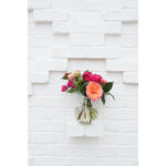 Hibiscus Handmade Glass Table Vase