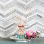 Hibiscus Handmade Glass Table Vase - Image 2