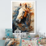 Horse Grace Portrait I - Horse Wall Art
