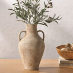 Howlan Natural Stoneware Vase - Image 2