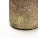Icaria Rustic Ginger Root Brown Cement 11-Inch Tall Indoor and Outdoor Cylinder Vase - Image 7