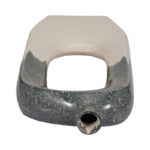 Ilariana Stoneware and Ceramic Vase with Sculptural Open Silhouette and Modern Art-Inspired Design Element or Decorative Display on Shelves or Tabletops in Contemporary Interiors - Image 6