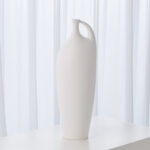 Indentation Vase-Matte White