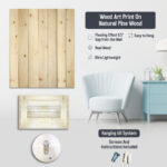 Indigold Bird Cottage Family III - Farmhouse Print on Natural Pine Wood - Image 5