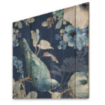 Indigold Bird Cottage Family IV - Farmhouse Print on Natural Pine Wood - Image 4