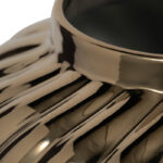 Ingun Stoneware Ceramic Decorative Jar with Swirl Lid - Glam Accent Piece for Modern Interiors - Image 3