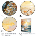 Ivoneta Bold Sunrise Eternal Renewal I - Sunrise & Sunset Canvas Print Wall Art - Image 8