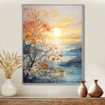 Ivoneta Bold Sunrise Eternal Renewal I - Sunrise & Sunset Canvas Print Wall Art
