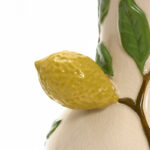Ivory with Yellow Lemons 13.8-Inch Tall Vase - Image 6