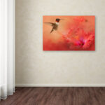 Jai Johnson " Hummingbird And Peach Hibiscus " by Jai Johnson - Image 7