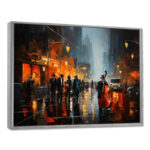 Jazz African American Harlem City - African American Art Canvas Prints, Harlem Jazz wall art - Image 2