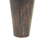 Jazzmun Metal Tall Floor Weathered Amphora Decorative Copper Vase with Hammered Details and Handles Set (Set of 3) - Image 5