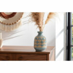 Jeiker Boho Stoneware Ceramic Vase with Textured Detail and Sculptural Form in Contemporary Minimalist Design for Modern Eclectic Spaces - Image 2