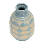 Jeiker Boho Stoneware Ceramic Vase with Textured Detail and Sculptural Form in Contemporary Minimalist Design for Modern Eclectic Spaces - Image 5