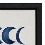 Kashdon Moon Phases' by Teju Reval - Floater Frame Painting Print on Canvas - Image 3