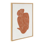 Katriana Figurine' by Alexander Ginzburg - Floater Frame Painting Print on Canvas - Image 2