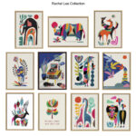 Keaundrea Chill Out Saturday by Rachel Lee - Floater Frame Print on Canvas - Image 7