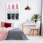 Keith Three Pink Lipsticks by Amanda Greenwood - Print on Canvas - Image 3