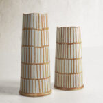 Keld Handmade Ceramic / Porcelain Table Vase (Set of 2) - Image 3