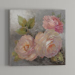 Krista " Roses On Gray II " by Peter McGowan - Image 3