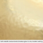 Kuba 8" Satin Gold Ceramic Decorative Vase - Image 7