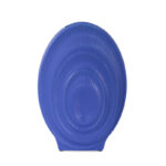 Kymya Radiant Blue Ribbed Ceramic Vase - Image 2
