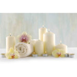 LED Lighted Candles and Orchids Spa Inspired Canvas Wall Art 15.75" - Image 6