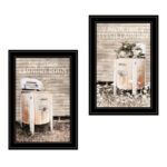 Laundry Room Vignette Framed Wall Art for Living Room, Home Wall Décor by Lori Deiter