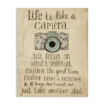 Life Is Like a Camera - Textual Art Print - Image 8