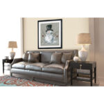 Linen Snowman II - Print