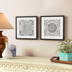 Linley " Mandala Sunburst " 2 - Pieces