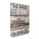 Live Joyfully Phrases by Kim Allen - Textual Art Print