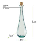 Ludgershall Handmade Glass Decorative Bottle - Image 2