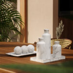 Marble Look Decors Resin Table Vase - Image 3