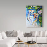Marcia Baldwin " Koi Koi And Lily " by Marcia Baldwin - Image 4