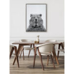 Melita Bear Animal Print Portrait Graphic Art on Canvas - Image 4