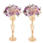 Metal Table Vase (Set of 10)