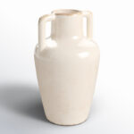 Michele Antique White Vase - Image 2
