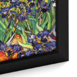 Miko 'Irises' by Vincent van Gogh, Iconic Van Gogh Purple & Blue Flower Oil Paining Fine Art Print, Botanical Wall Art - Image 3