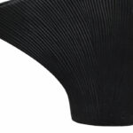 Modern Aluminum Metal Vase with Sculptural Design and Textured Finish - Image 3