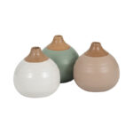 Modern Coastal Small Ceramic Bud Vases (Set of 3) - Image 8
