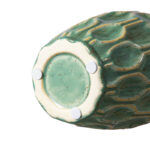 Modern Geometric Green Ceramic Table Vases (Set of 2) - Image 3