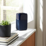 Modern Rounded Flower Vase for Home Decor - Decorative Table Vase for Living Room or Entryway Accent