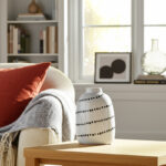 Modern Stoneware Ceramic Vase with Contemporary Design - Decorative Versatile Accent Piece for Stylish Interiors - Image 2