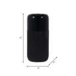 Modern Stoneware Ceramic Vase with Textured Accents - Contemporary Decorative Piece with Sleek Design and Durable Construction - Image 7