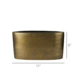 Montecito Brass Table Vase - Image 3